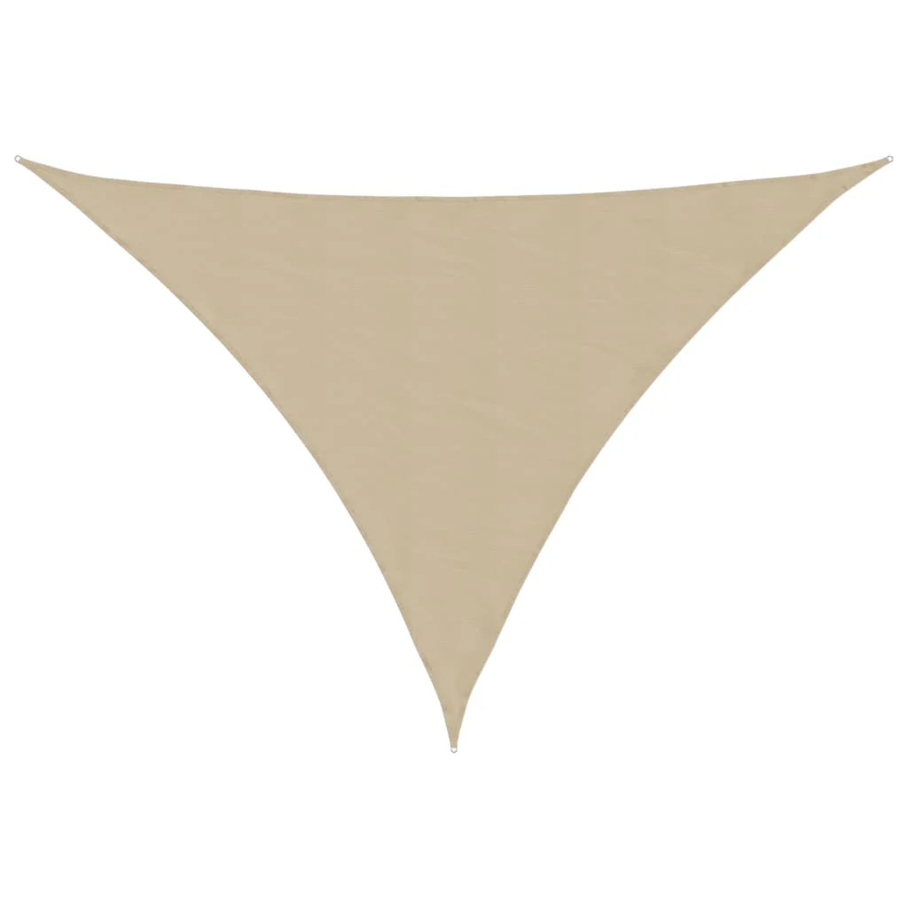 solsejl 3x4x5 m trekantet oxfordstof beige - Image 2