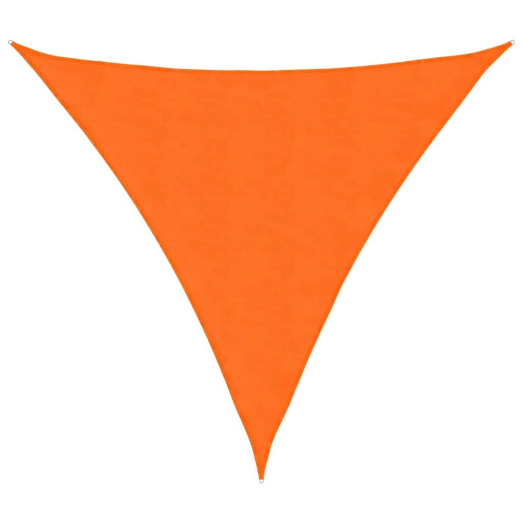 solsejl 4,5x4,5x4,5 m oxfordstof trekantet orange - Image 2