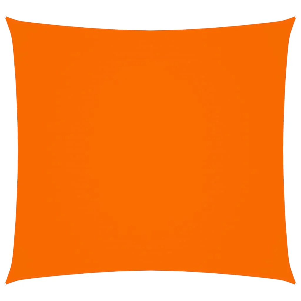 solsejl 4x4 m firkantet oxfordstof orange - Image 2