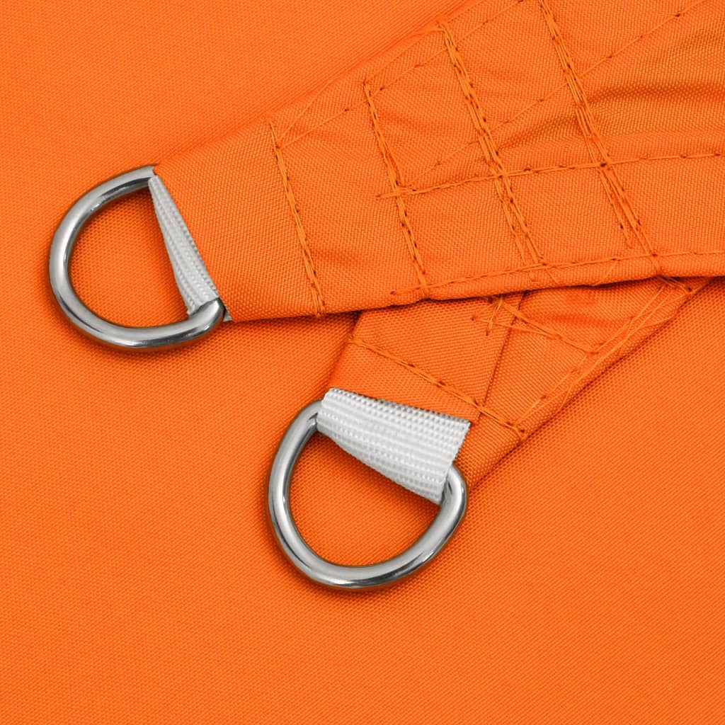 solsejl 4x5 m rektangulær oxfordstof orange - Image 6