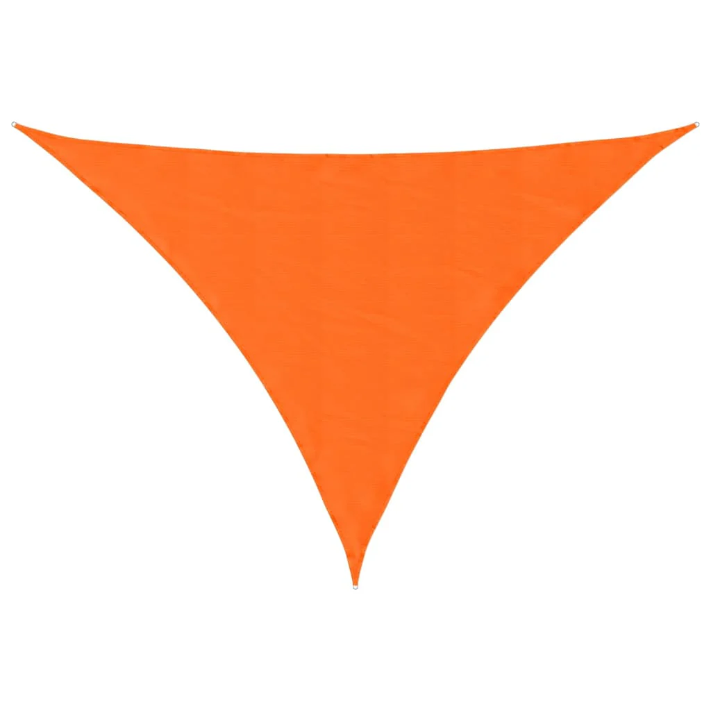 solsejl 4x5x6,4 m trekantet oxfordstof orange - Image 2