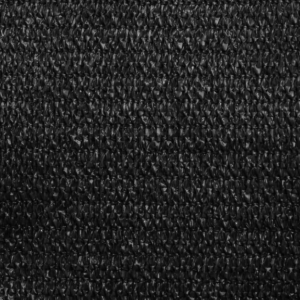 solsejl 5x5 m 160 g/m² HDPE sort - Image 8