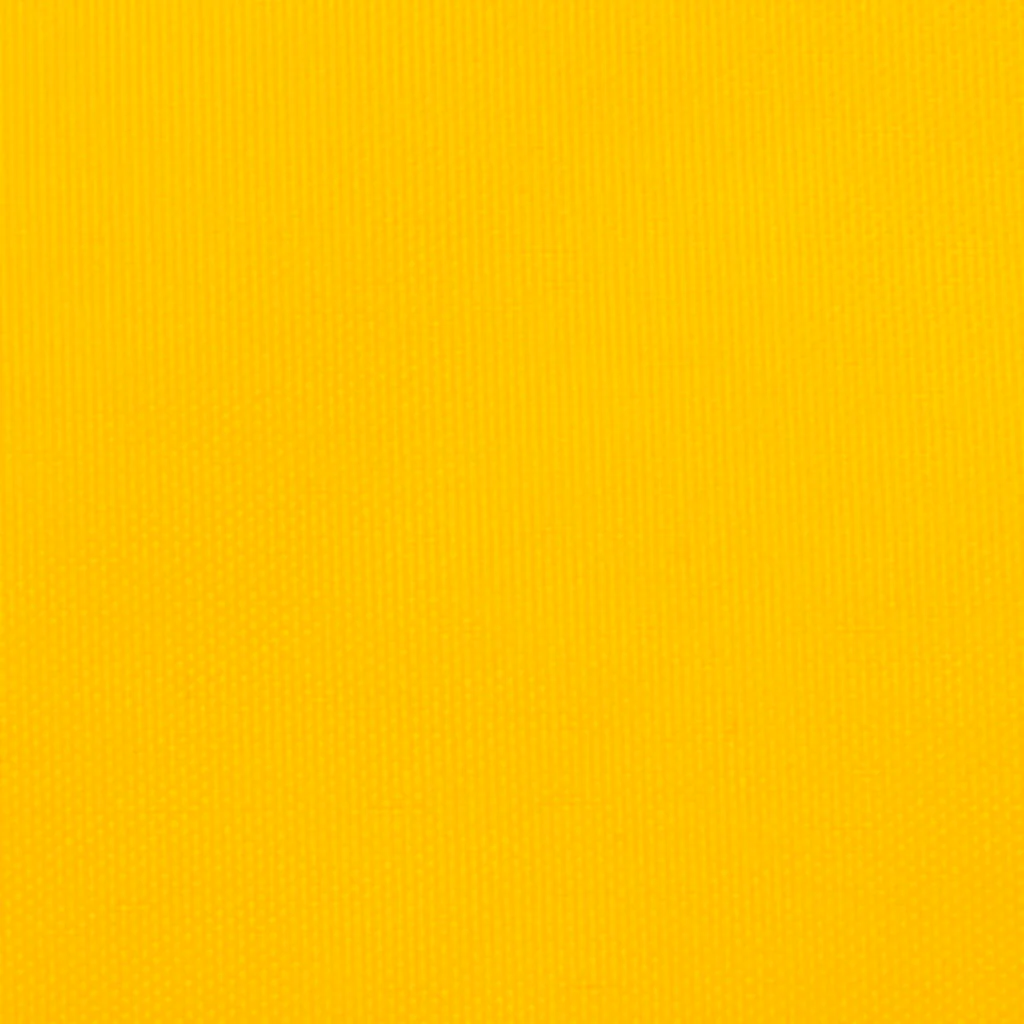 solsejl 5x6 m rektangulær oxfordstof gul - Image 8