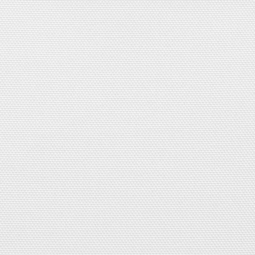 solsejl 5x8 m rektangulær oxfordstof hvid - Image 8