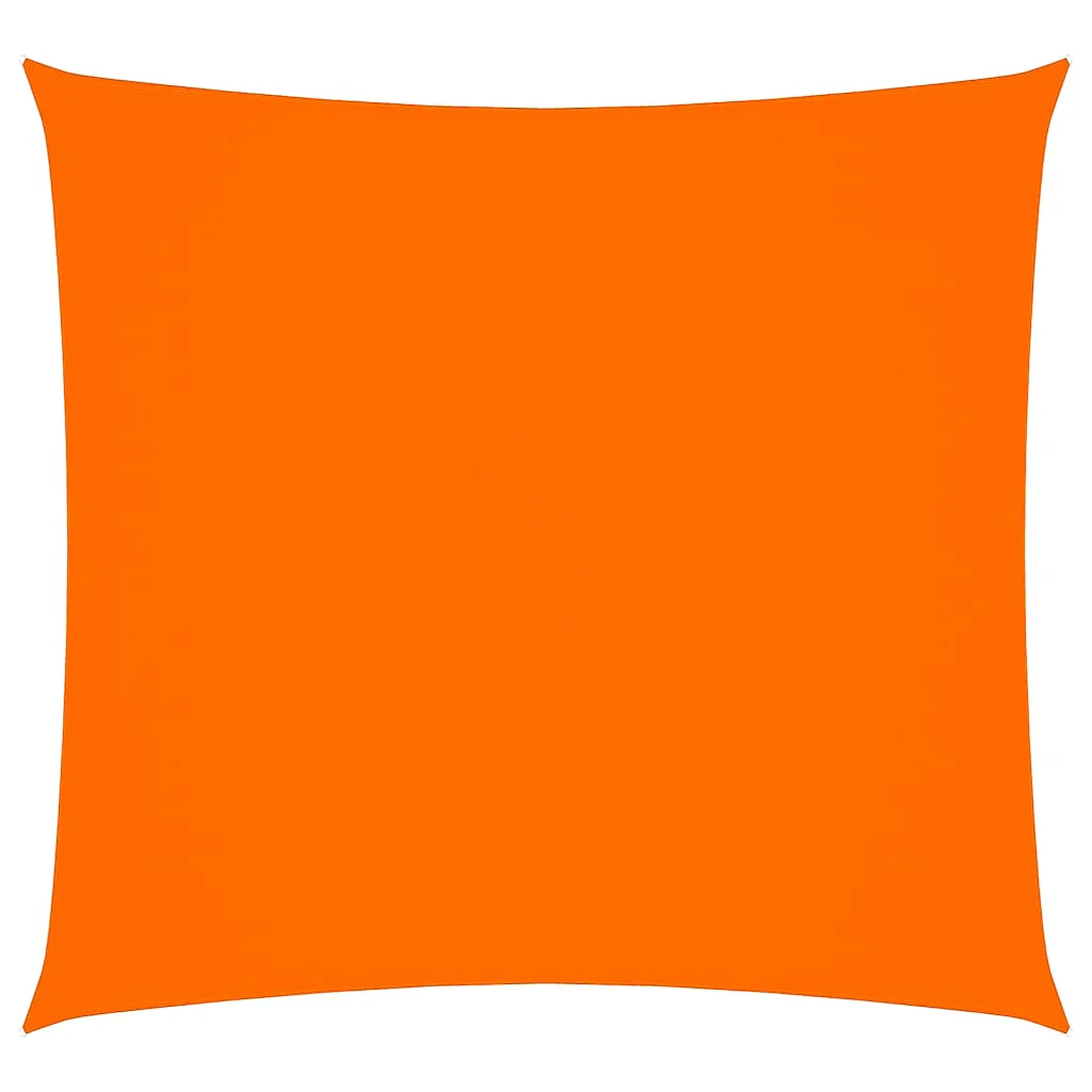 solsejl 6x6 m firkantet oxfordstof orange - Image 2