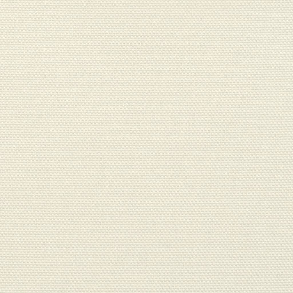 solsejl 6x8 m rektangulær oxfordstof cremefarvet - Image 8