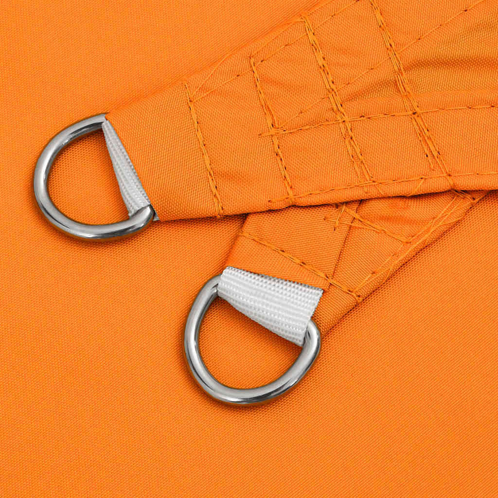 solsejl 7x5x5 m 100 % polyesterstof orange - Image 5