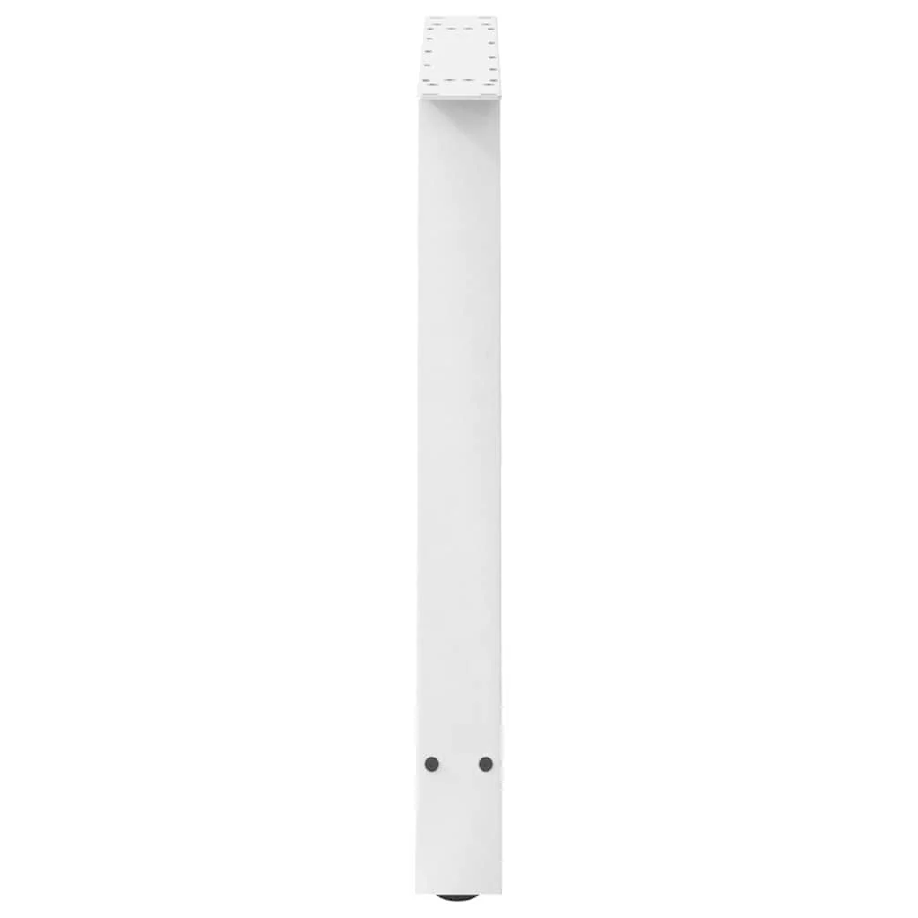spisebordsben A-formet 2 stk. hvid 90 x (72-73) cm stål - Image 6