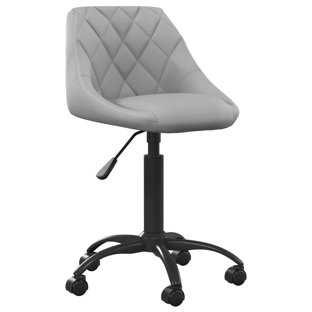 spisebordsstol fløjl lysegrå - Image 2