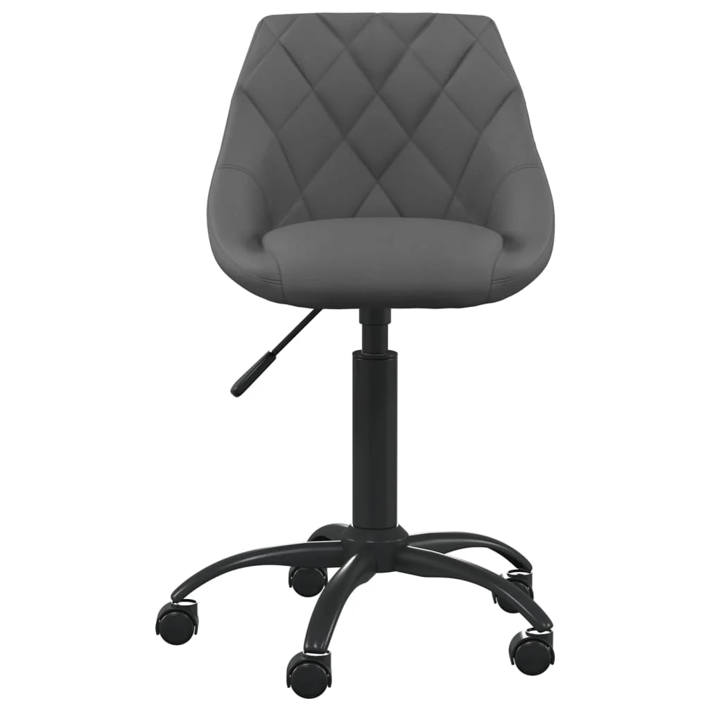 spisebordsstol fløjl mørkegrå - Image 3