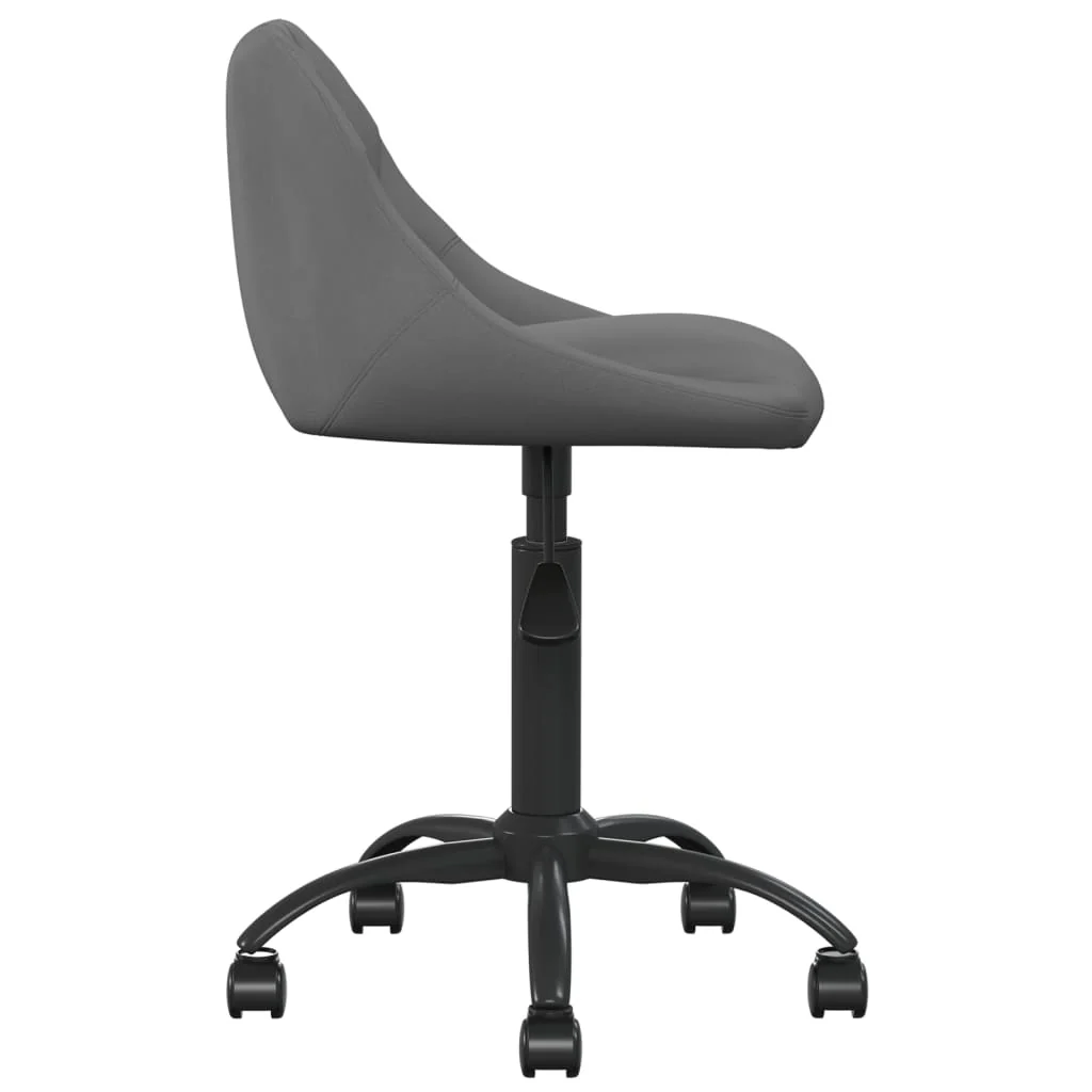 spisebordsstol fløjl mørkegrå - Image 4
