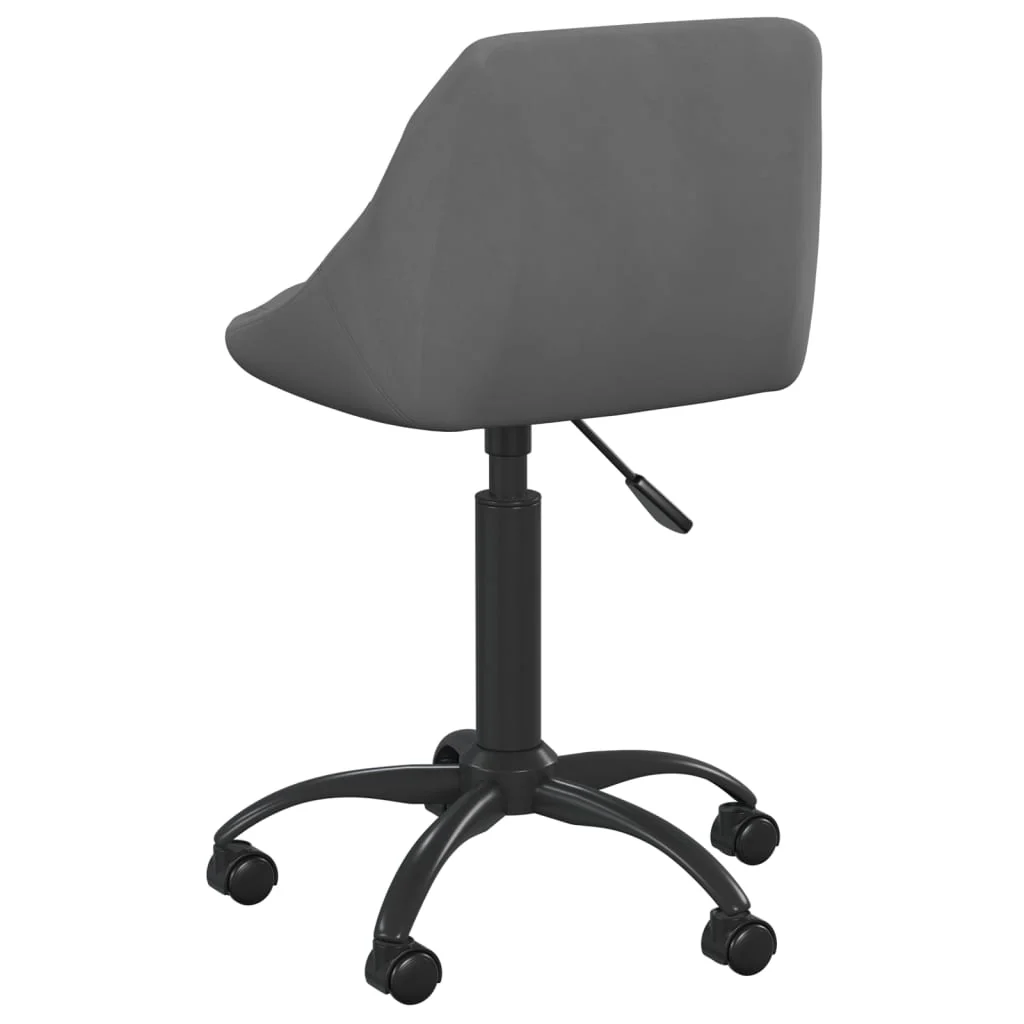 spisebordsstol fløjl mørkegrå - Image 5