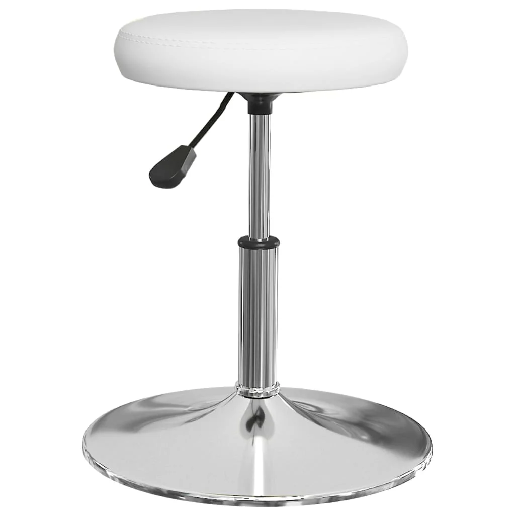 spisebordsstole 2 stk. kunstlæder hvid - Image 3