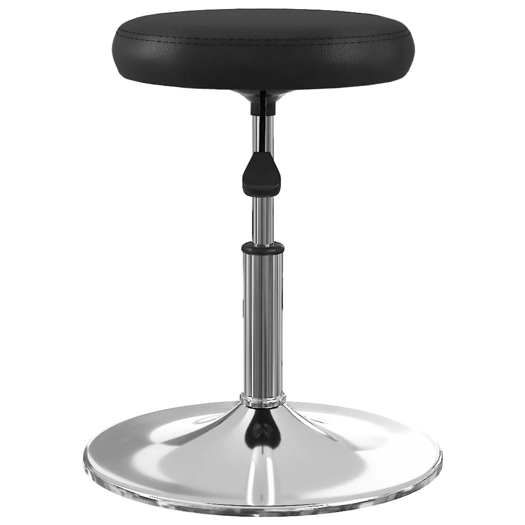 spisebordsstole 2 stk. kunstlæder sort - Image 5