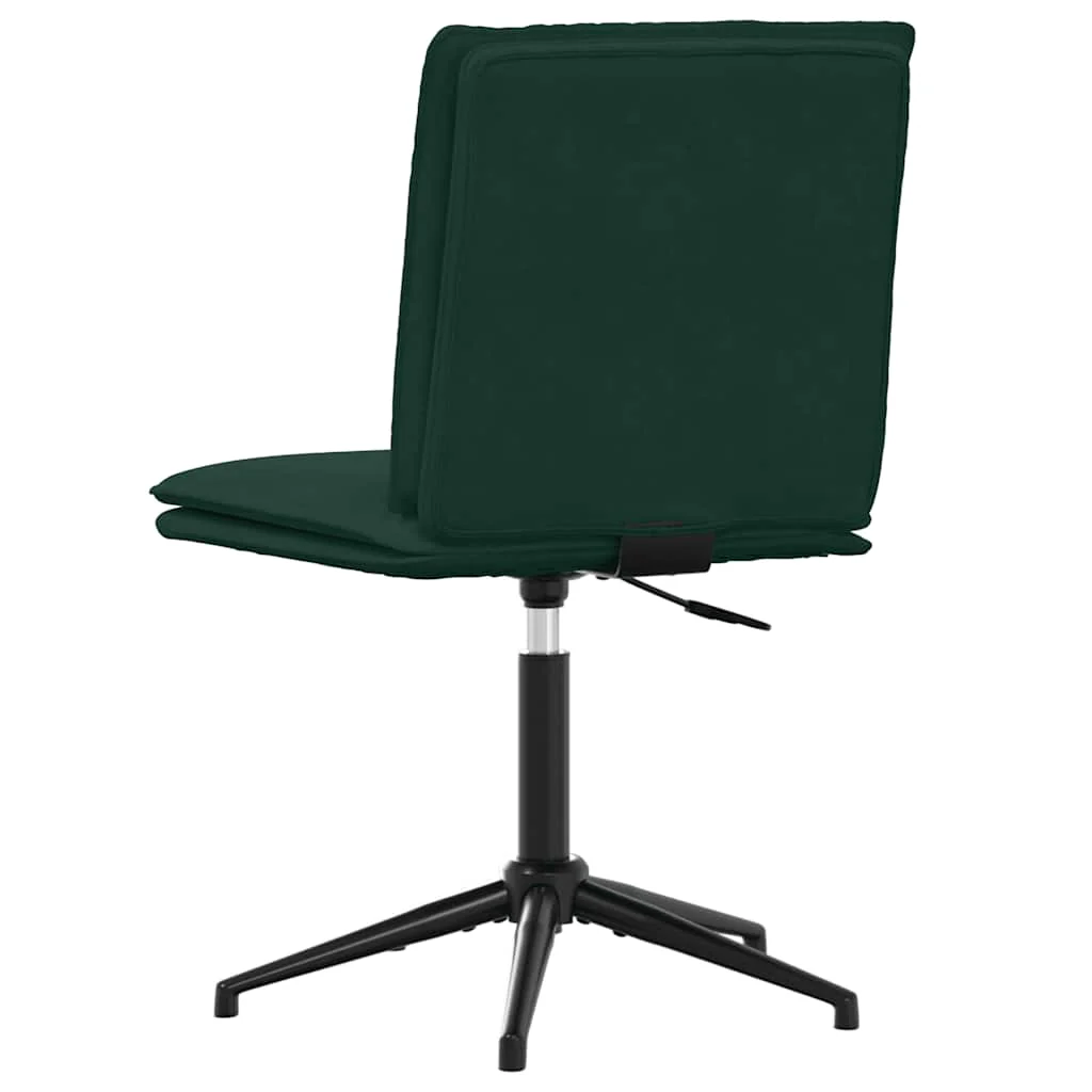 spisebordsstole 4 stk. velour mørkegrøn - Image 6