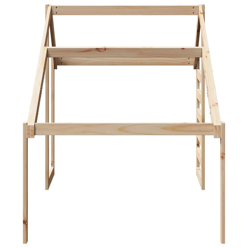 stel til husseng 198x87x113 cm massivt fyrretræ - Image 5