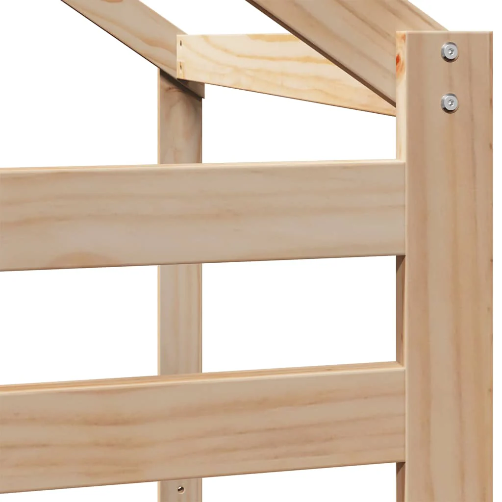 stel til husseng 198x87x113 cm massivt fyrretræ - Image 7