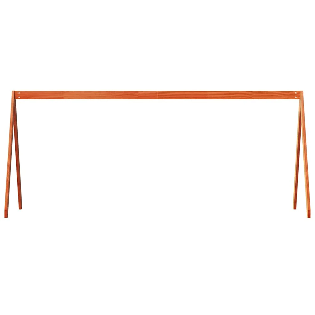 stel til husseng 203x85,5x88 cm massivt fyrretræ gyldenbrun - Image 4