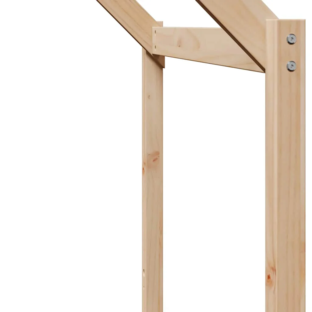 stel til husseng 203x95,5x142 cm massivt fyrretræ - Image 7