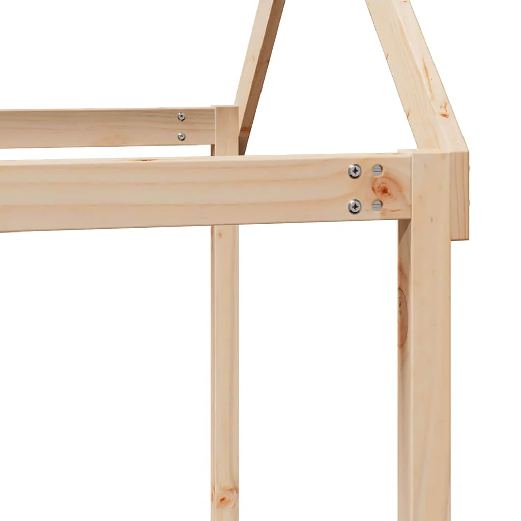 stel til husseng 207x80,5x151,5 cm massivt fyrretræ - Image 7