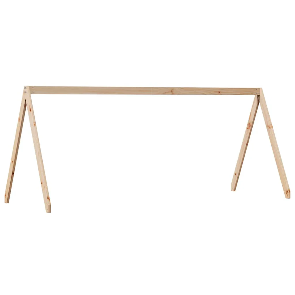 stel til husseng 209x85,5x88 cm massivt fyrretræ - Image 2