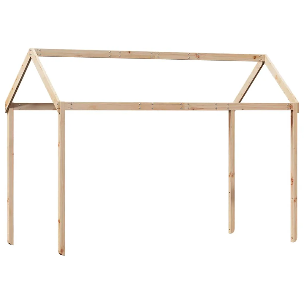 stel til husseng 217x85,5x154 cm massivt fyrretræ - Image 2