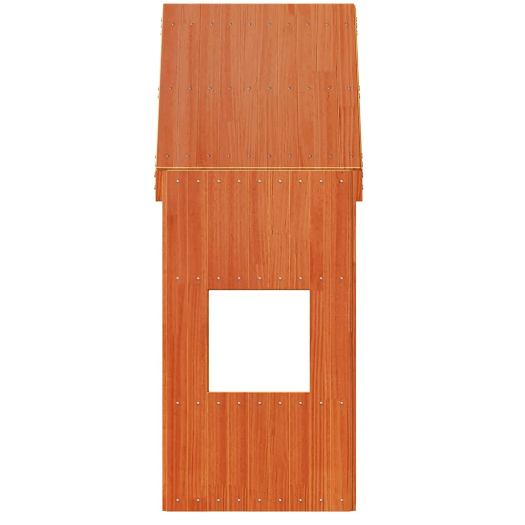 stel til husseng 55x84x132 cm massivt fyrretræ gyldenbrun - Image 4