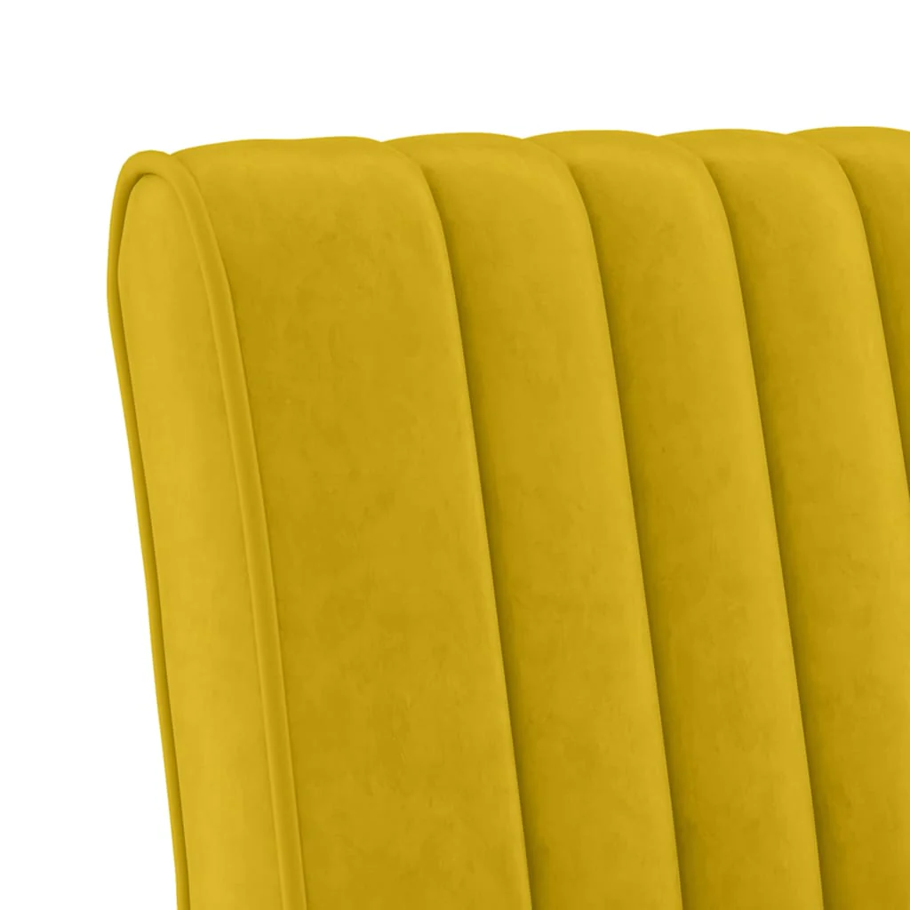 stol velour gul - Image 6