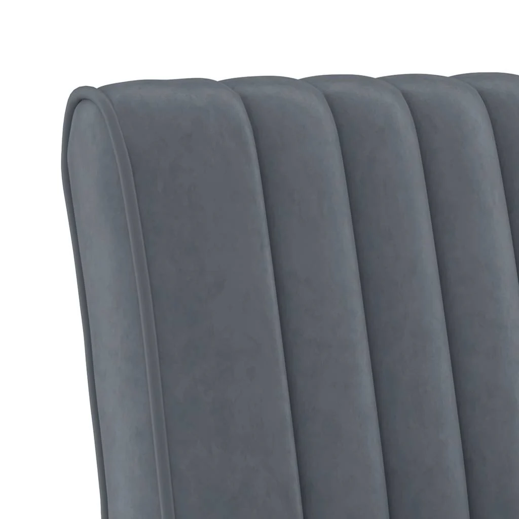 stol velour mørkegrå - Image 6