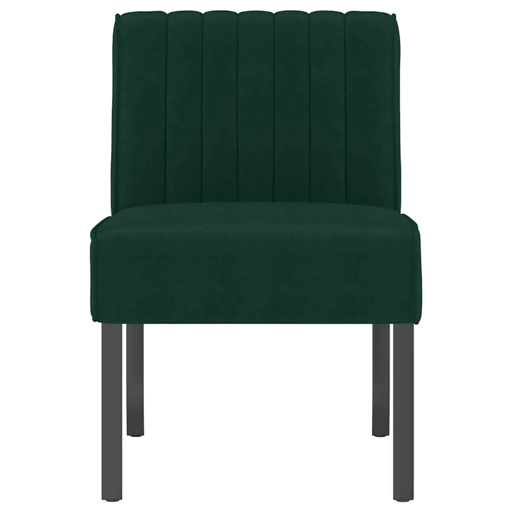 stol velour mørkegrøn - Image 3