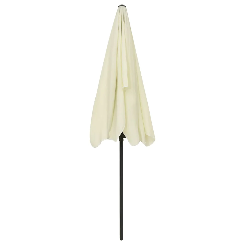strandparasol 200x125 cm sandgul - Image 5
