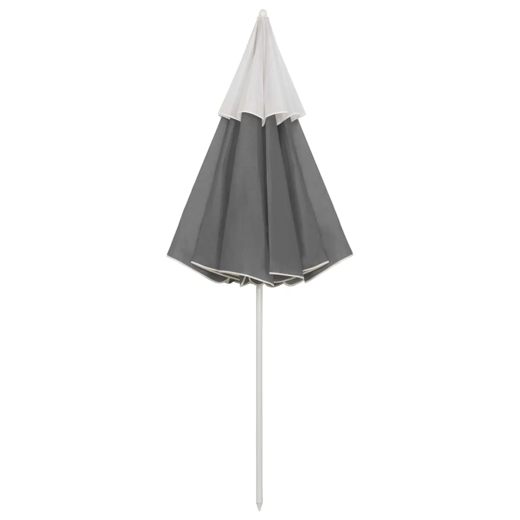 strandparasol 300 cm antracitgrå - Image 4