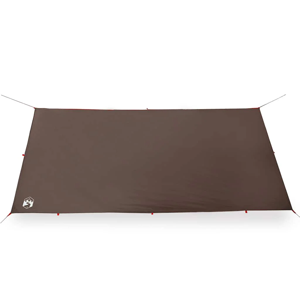 tarp 406x306 cm vandtæt brun - Image 5