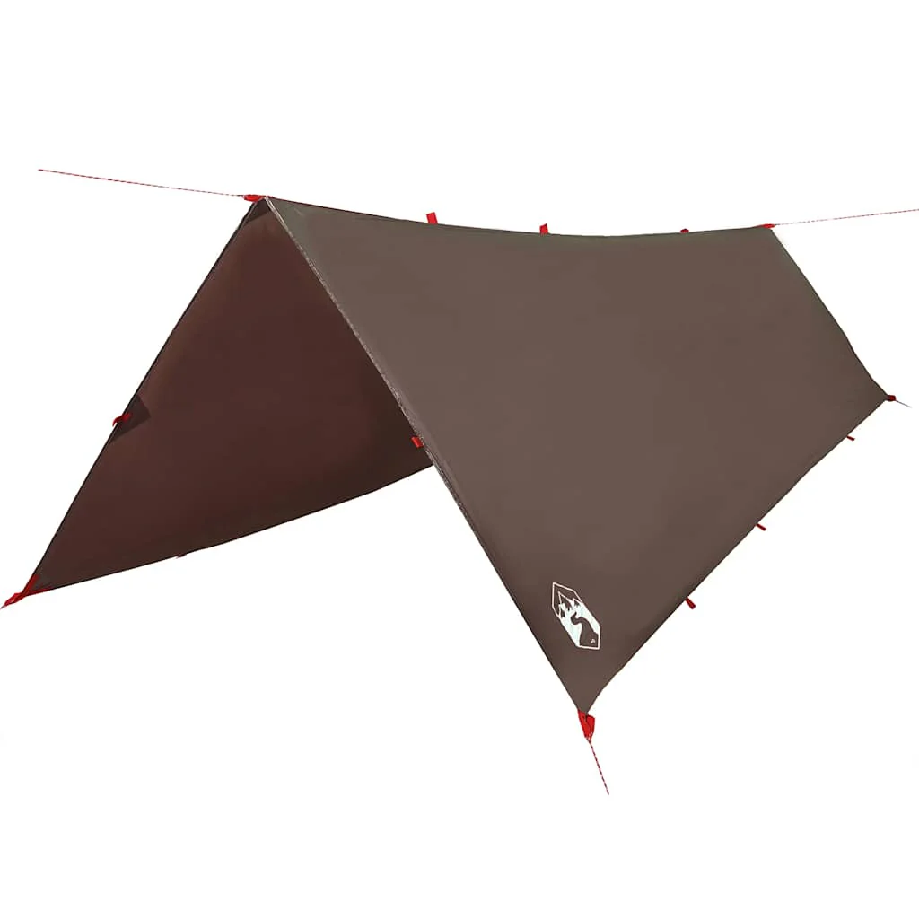 tarp 506x306 cm vandtæt brun - Image 2