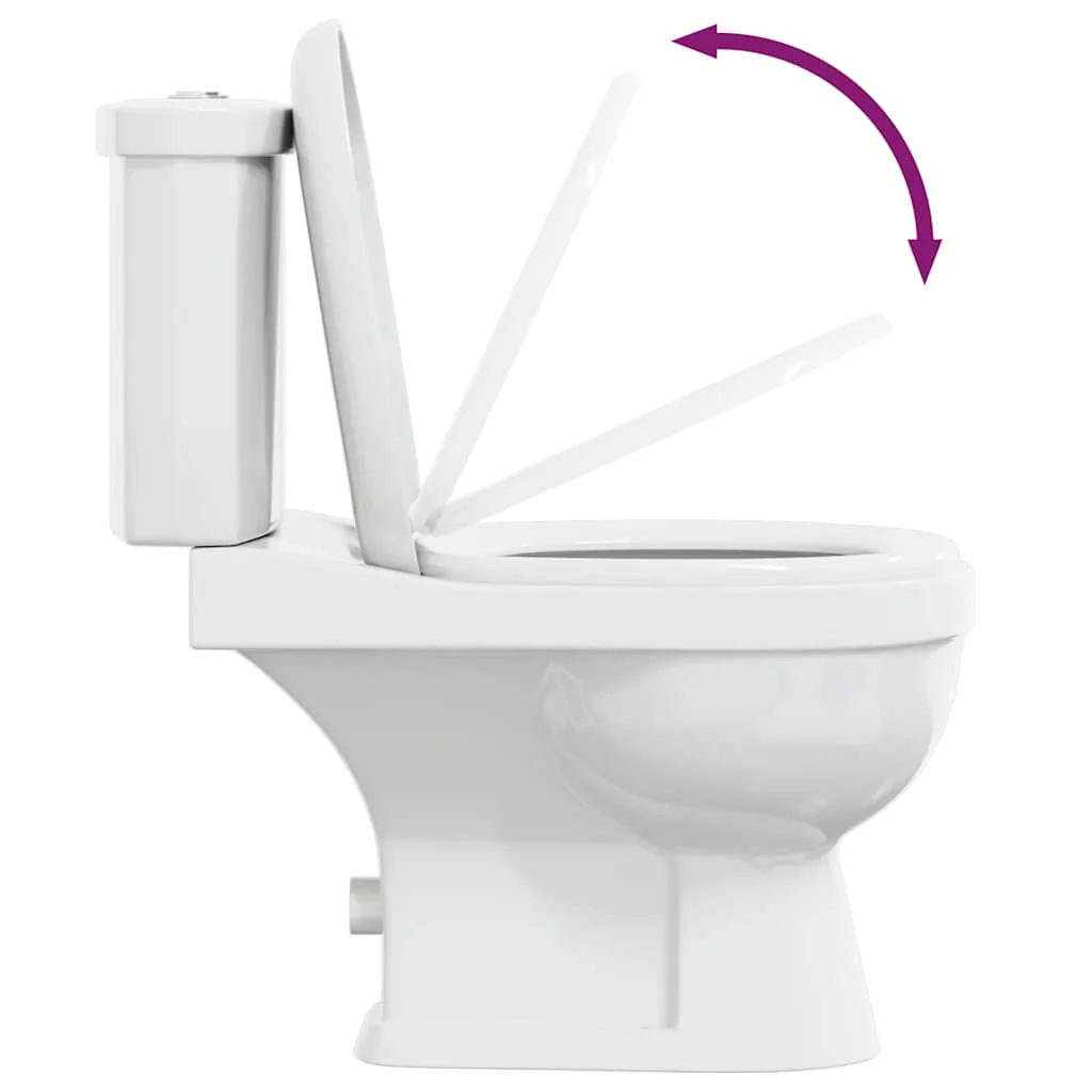 toilet med cisterne hvid - Image 7