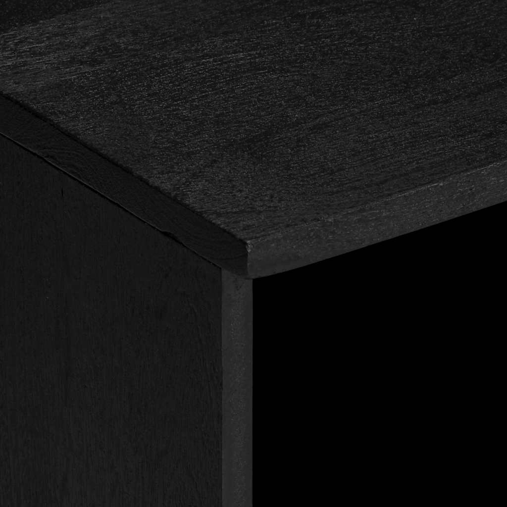 tv-bord 100x33x46 cm konstrueret træ sort - Image 6