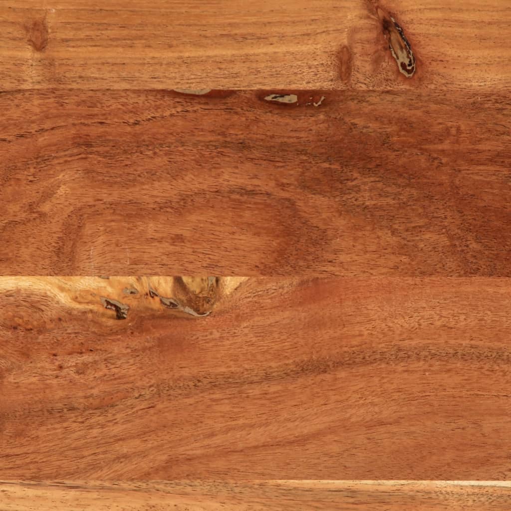 tv-bord 70x34x46 cm massivt akacietræ - Image 9