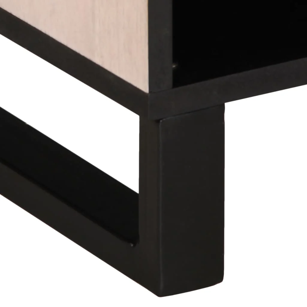 tv-bord 80x34x46 cm massivt mangotræ - Image 7