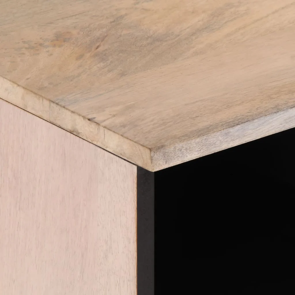 tv-bord 80x34x46 cm massivt mangotræ - Image 8