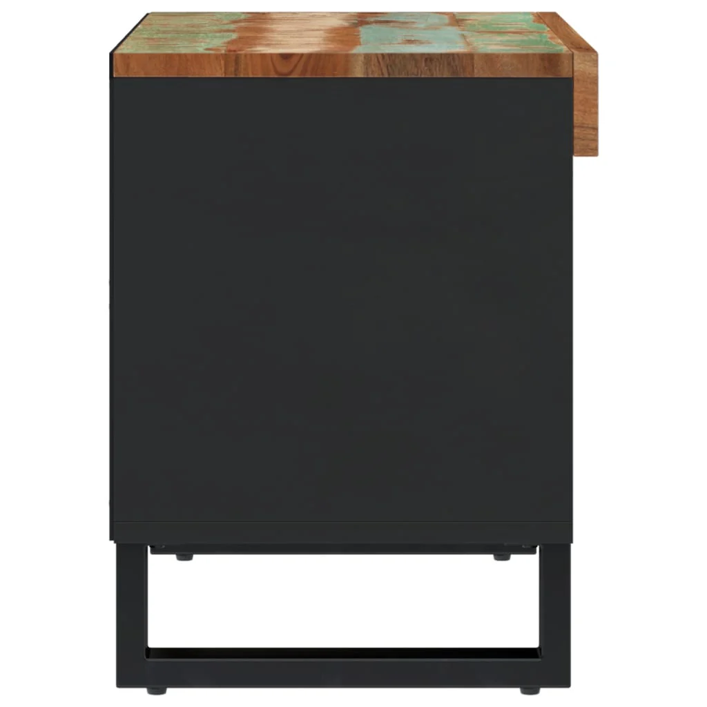 tv-bord 85x33x43,5 cm massivt genbrugstræ - Image 4