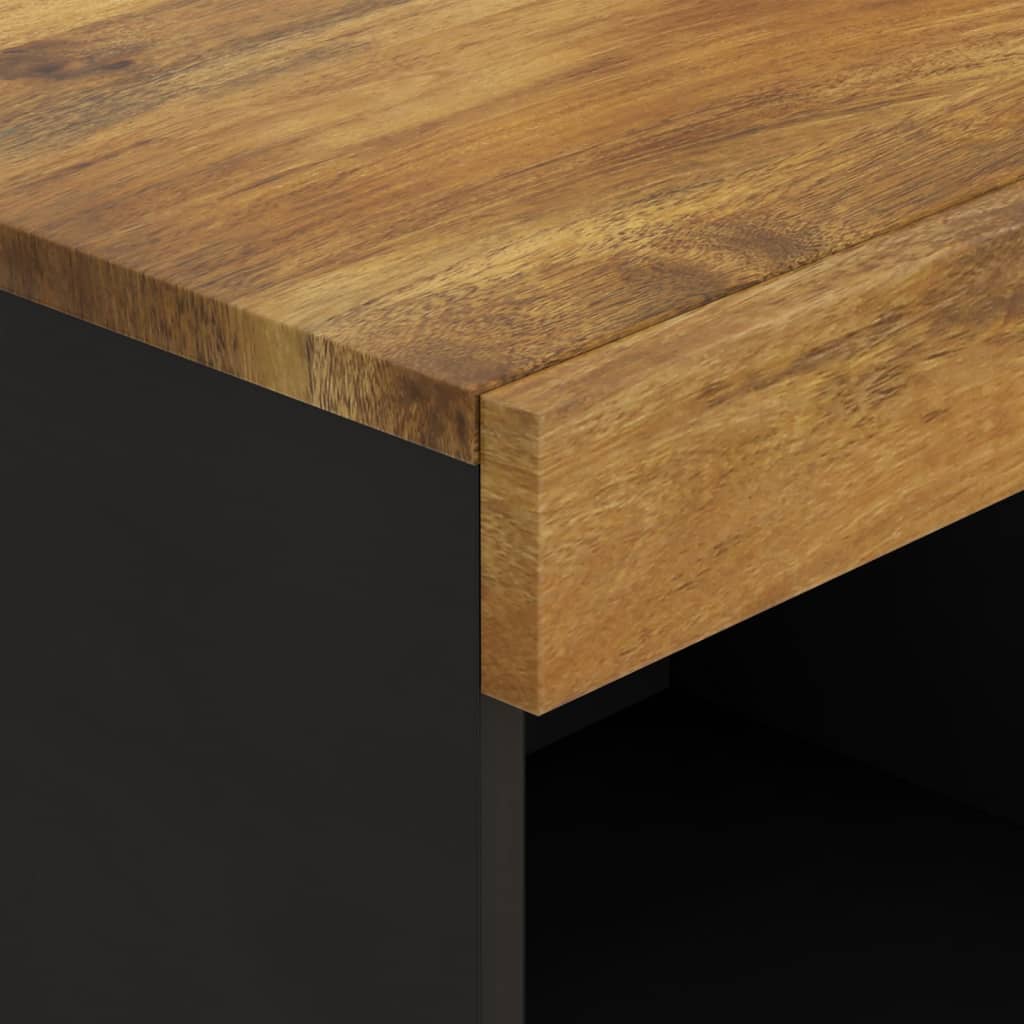 tv-bord 85x33x43,5 cm massivt mangotræ - Image 6