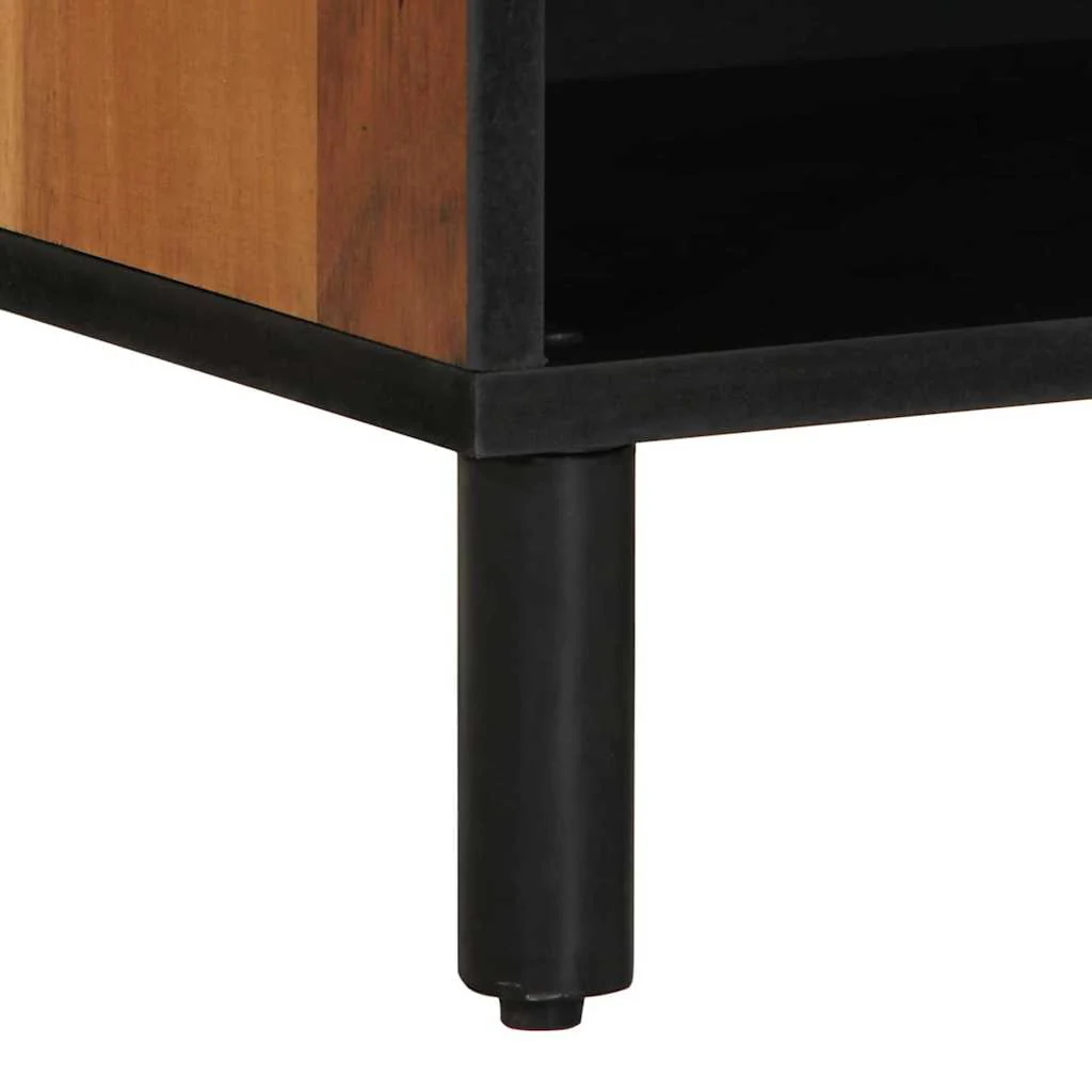 TV Enheder Massivt Akacietræ 80 x 31,5 x 46 cm Konstrueret træ - Image 8