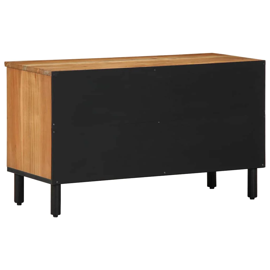 TV Enheder Massivt Akacietræ 80 x 33,5 x 46 cm Konstrueret træ - Image 5