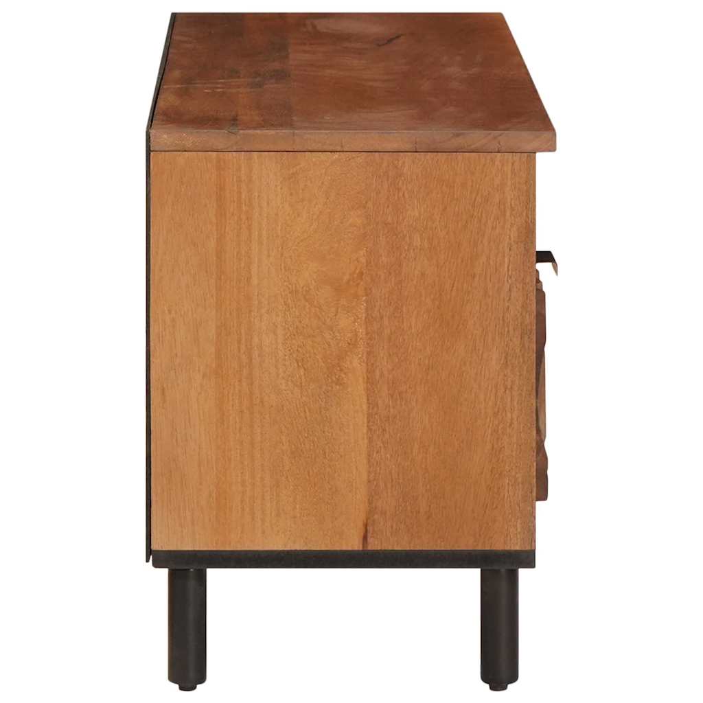 TV-skab Acacia Brun Finish 100 x 33 x 46 cm Massivt mangotræ - Image 4
