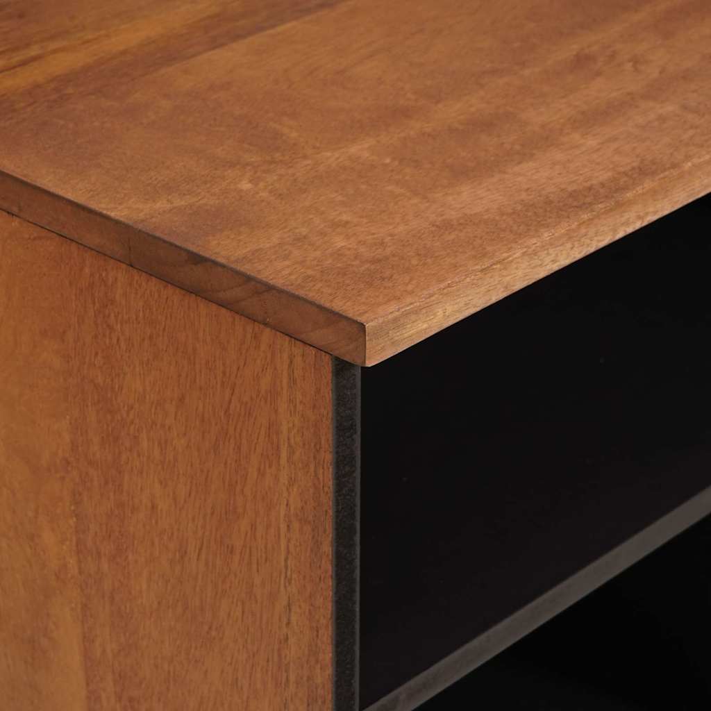 TV-skab Acacia Brun Finish 100 x 33 x 46 cm Massivt mangotræ - Image 6