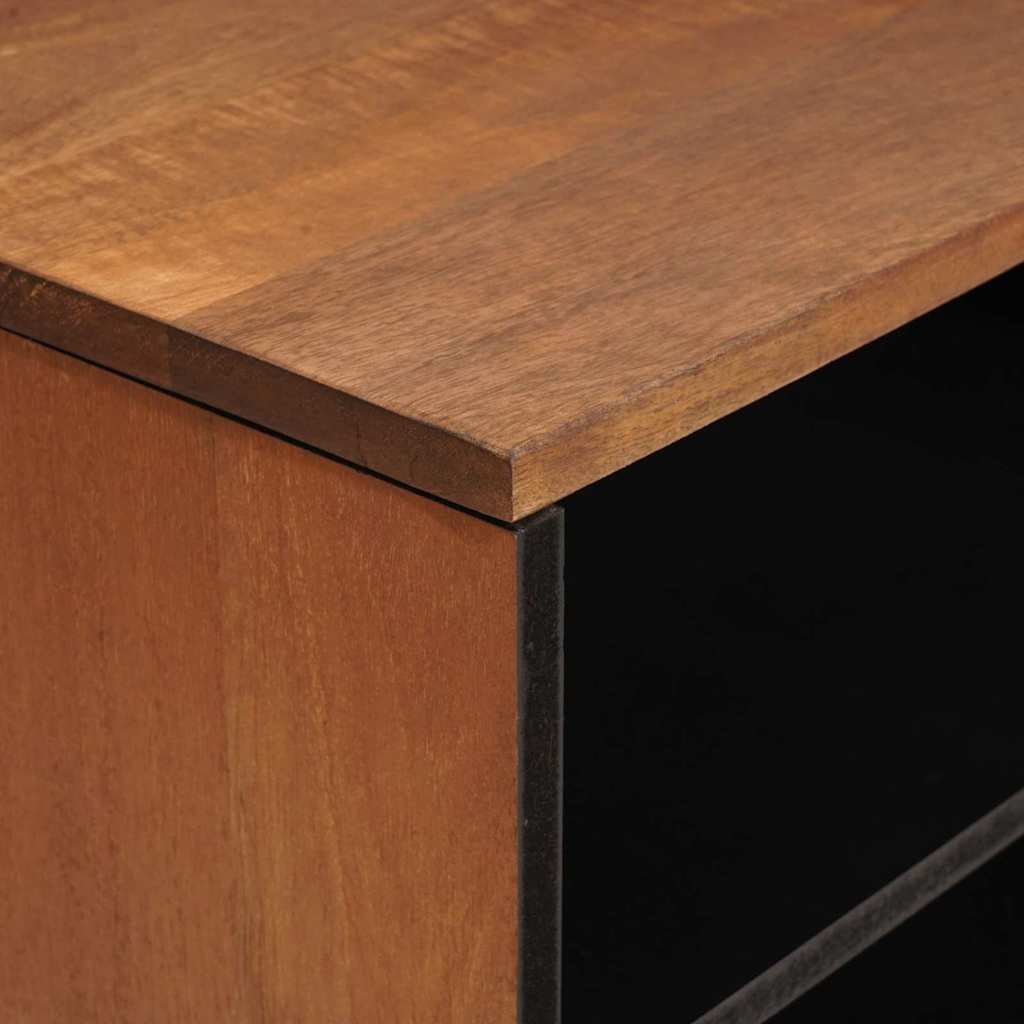TV-skab Acacia Brun Finish 80 x 33 x 46 cm Massivt mangotræ - Image 6