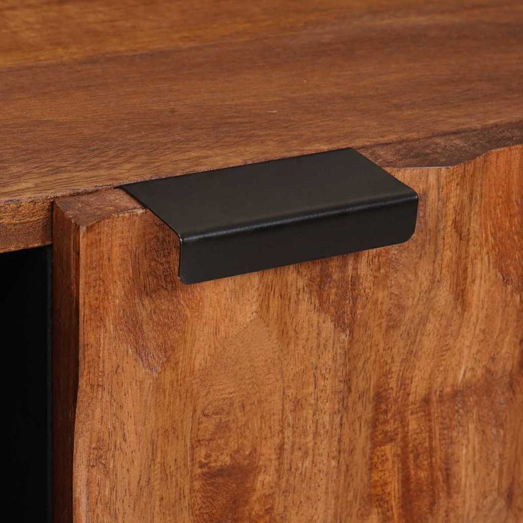 TV-skab Acacia Brun Finish 80 x 33 x 46 cm Massivt mangotræ - Image 7