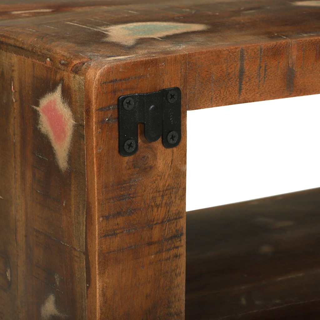 TV-skab Flerfarvet 60 x 30 x 25 cm Massivt genbrugstræ - Image 9