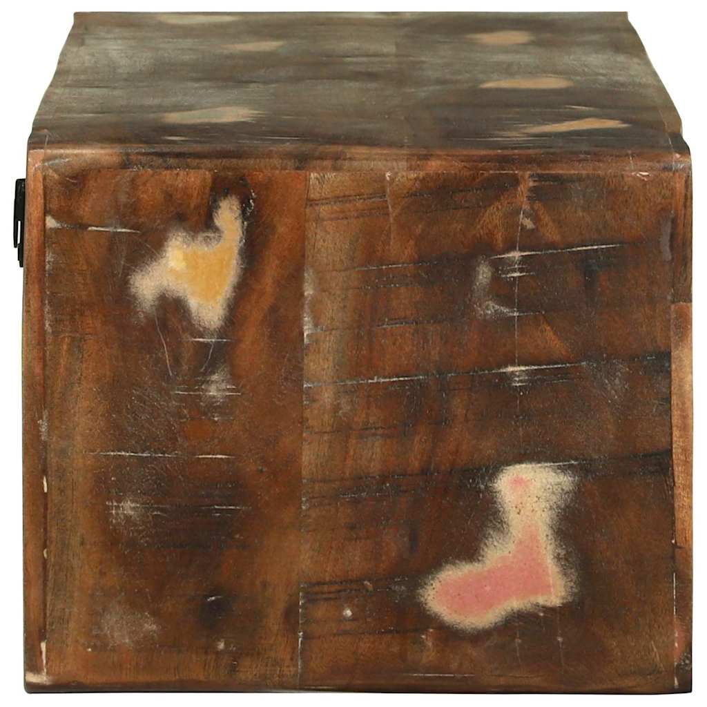 TV-skab Flerfarvet 80 x 30 x 25 cm Massivt genbrugstræ - Image 4