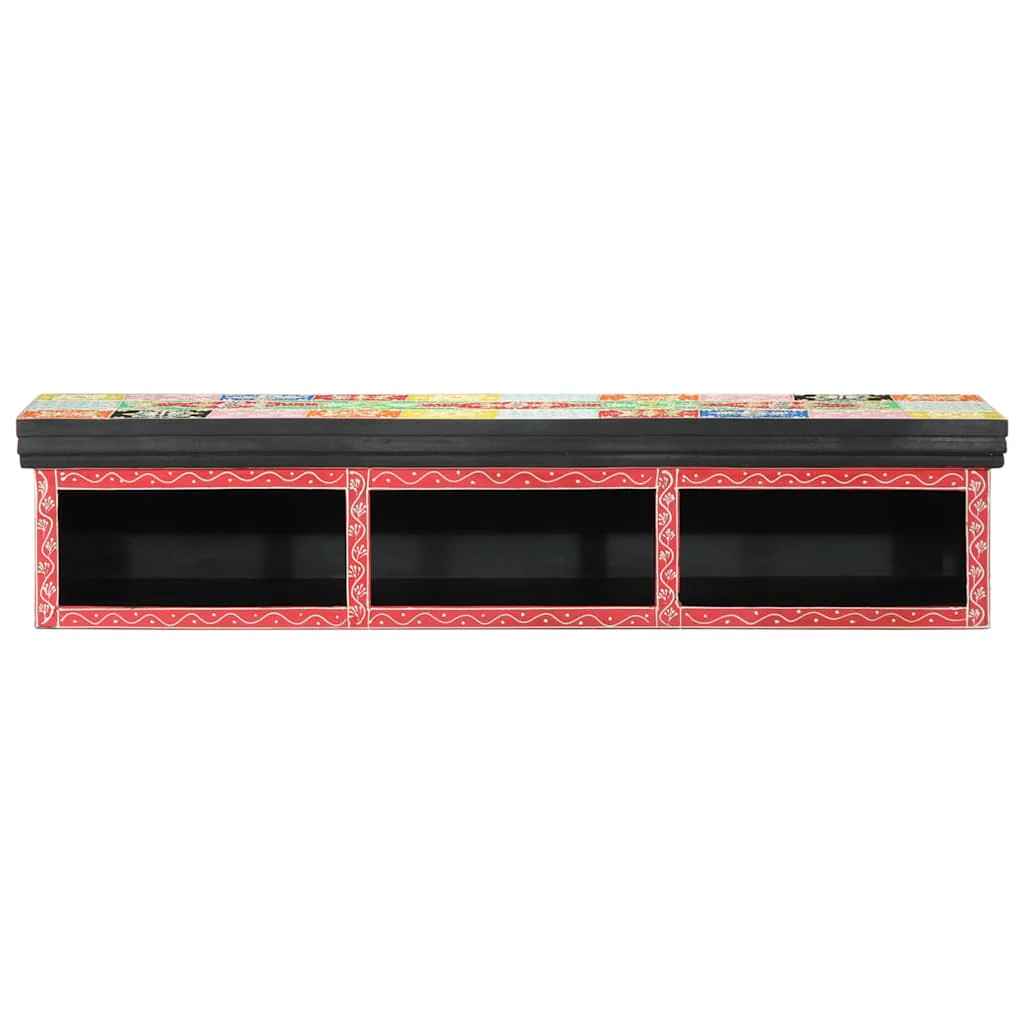 TV-skab med hylde Flerfarvet 100 x 30 x 22 cm Konstrueret træ